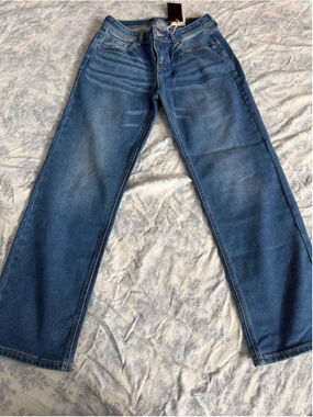 Flamingals Women's Straight-Leg Jeans L